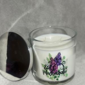 Elegant Fragrance Eid Mubarak Candle – Luxurious Scented Decor for a Stylish Celebration